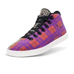 ALLBIRDS PLAID SNEAKERS Size 7/8 “Women’s Wool Piper Mids - Split Tartan”